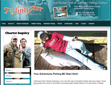Tablet Screenshot of fishmyster.com